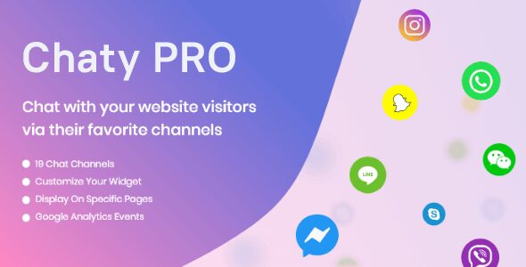 Chaty Pro 3.0.5 Nulled WordPress Chat Plugin