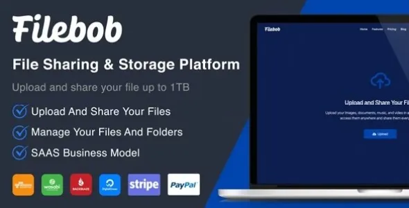 Filebob 1.7 – File Sharing And Storage Platform (SAAS)