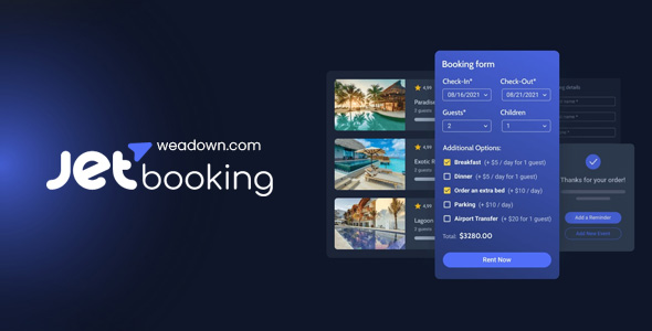 JetBooking 2.6.3 Booking plugin for Elementor
