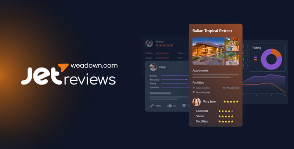 JetReviews 2.3.1 WordPress Plugin for Reviews and Comments