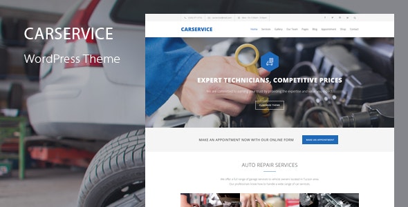 car service 7 0 – auto mechanic car repair wordpress theme