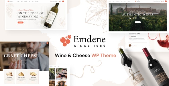 emdene 1 0 3 wine cheese wordpress theme