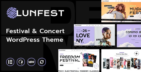 lunfest 1 0 3 festival concert wordpress theme