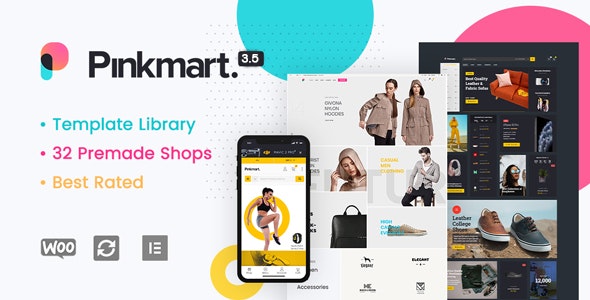pinkmart 3 7 6 nulled – ajax theme for woocommerce