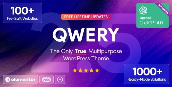 qwery 2 1 0 nulled multi purpose business wordpress theme