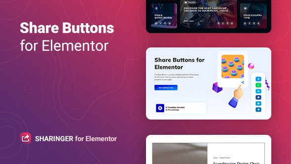 sharinger 1 0 2 share buttons for elementor