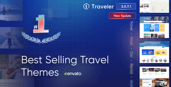 traveler 3 0 7 nulled travel booking wordpress theme