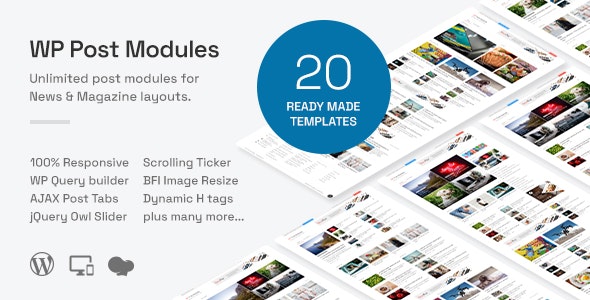 wp post modules for newspaper and magazine layouts 3 1 0