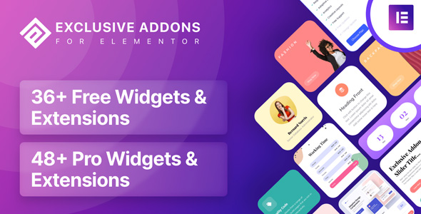 Exclusive Addons Elementor Pro 1.5.3 Nulled