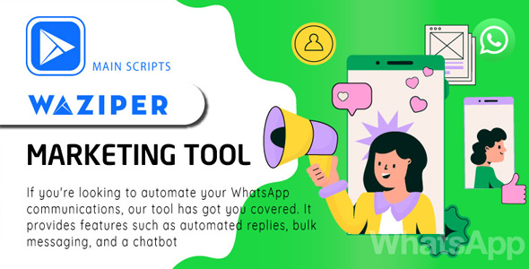 Waziper 5.0.1 Nulled Whatsapp Marketing Tool