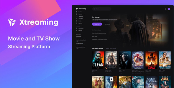 Xtreaming 1.0 Movie and TV Show Streaming Platform