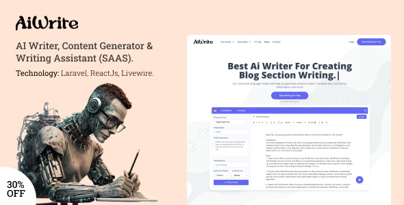 aiwrite 1 5 1 – ai writer content generator writing assistant toolssaas