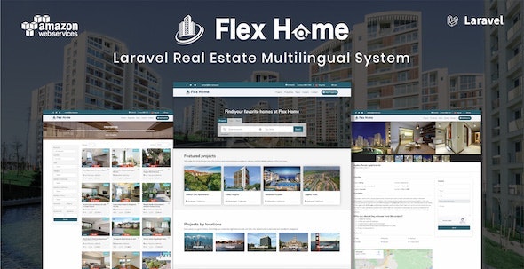 flex home 2 45 0 nulled laravel real estate multilingual system
