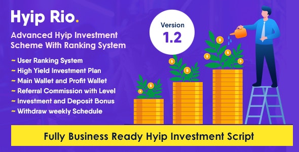 hyip rio 2 1 advanced hyip investment scheme with ranking system