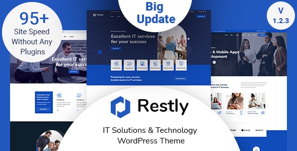 restly 1 2 3 it solutions technology wordpress theme