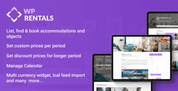 wp rentals 3 10 0 nulled booking accommodation wordpress theme