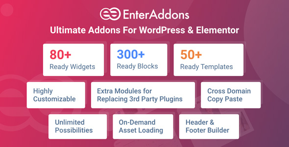 Enter Addons Pro 1.0.3 Nulled Elementor Addons For WordPress