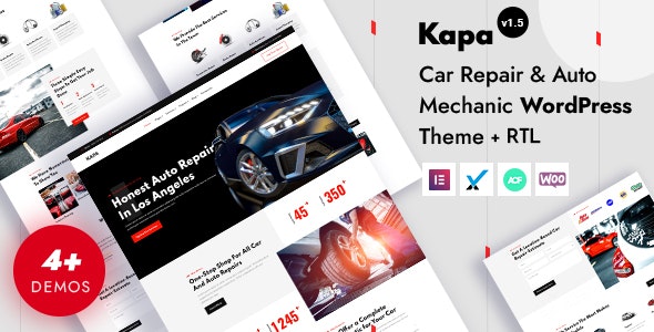 kapa 1 5 0 nulled car repair auto services wordpress theme