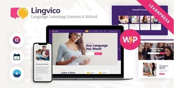 lingvico 1 0 9 language center training courses wordpress theme