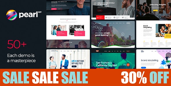 pearl 3 3 8 nulled corporate business wordpress theme