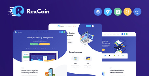 rexcoin 1 2 5 a multipurpose cryptocurrency wordpress theme