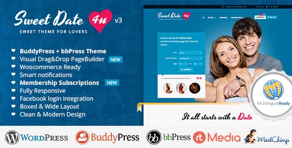 sweet date 3 7 3 more than a wordpress dating theme