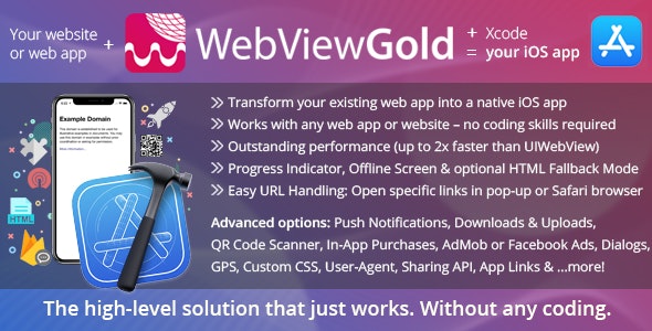 webviewgold for ios 12 0 nulled webview urlhtml to ios app push url handling apis