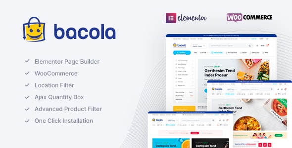 bacola 1 3 2 nulled grocery store and food ecommerce theme