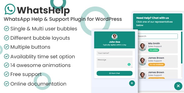 whatsapp chat support pro 1 3 2 wordpress plugin