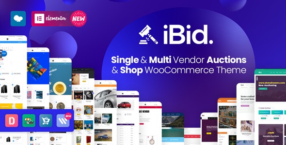 ibid 3 8 0 multi vendor auctions woocommerce theme