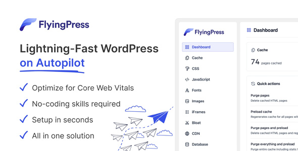 FlyingPress 4.6.8 Lightning Fast WordPress on Autopilot