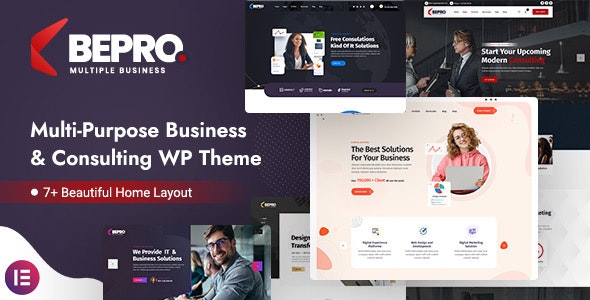 bepro 1 0 multipurpose business wordpress theme