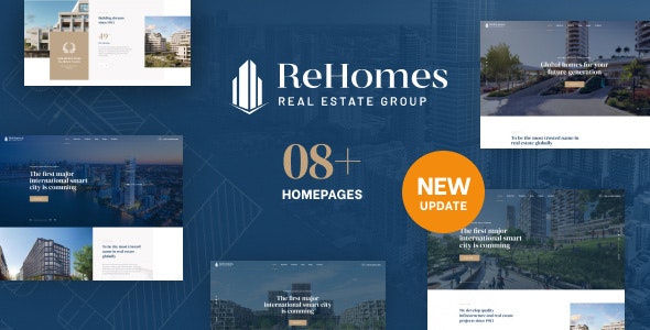 rehomes 2 0 5 real estate group wordpress theme
