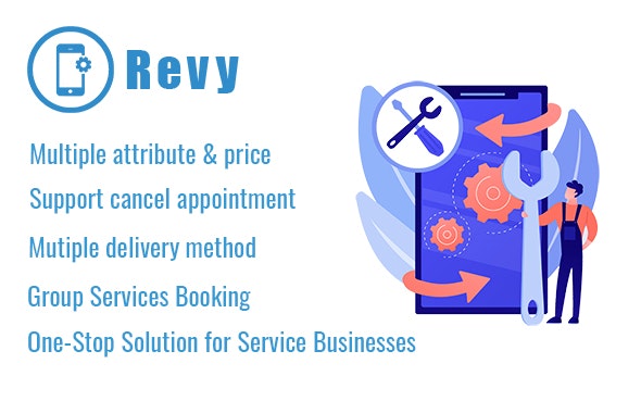revy 1 17 wordpress booking system for repair service industries