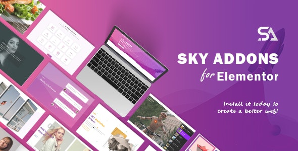sky addons pro for elementor page builder 2 0 1 nulled