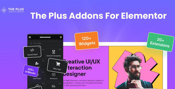 The Plus 5.4.0 Nulled Addon for Elementor Page Builder WordPress Plugin
