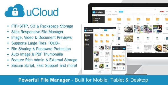 ucloud 2 1 1 file hosting script securely manage preview share your files