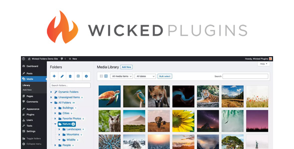 Wicked Folders Pro 3.0.2 Nulled WordPress Media Library Folders Plugin