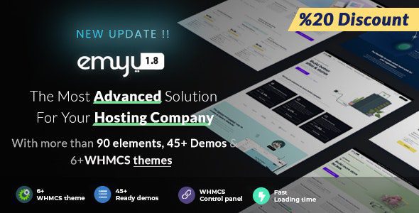 emyui 1 8 multipurpose web hosting with whmcs template 1