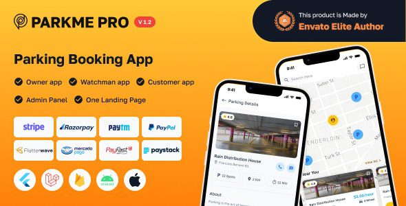 parkmepro 1 2 0 flutter complete car parking app with owner and watchman app