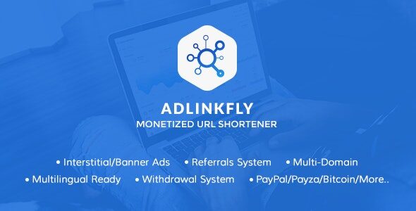 adlinkfly 6 6 3 monetized url shortener