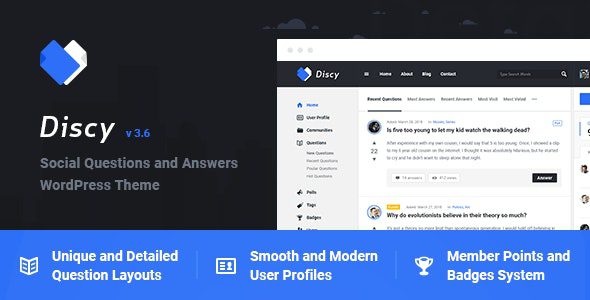 discy 5 5 6 nulled social questions and answers wordpress theme 1