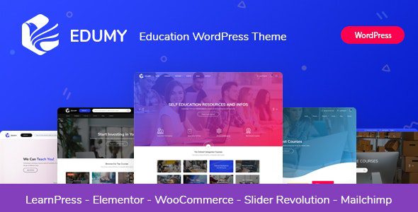 edumy 1 2 23 lms online education course wordpress theme