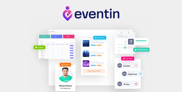 eventin pro 3 3 38 events manager event tickets plugin