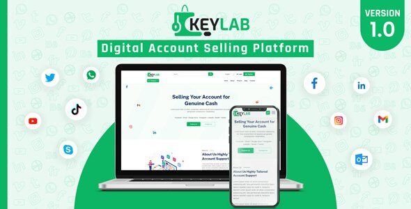 keylab 1 0 digital account selling platform