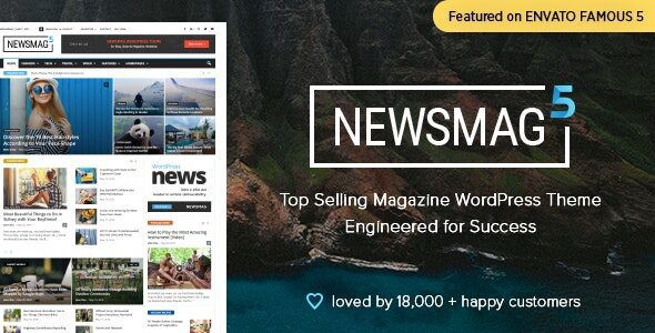 newsmag 5 4 0 nulled newspaper magazine wordpress theme 1