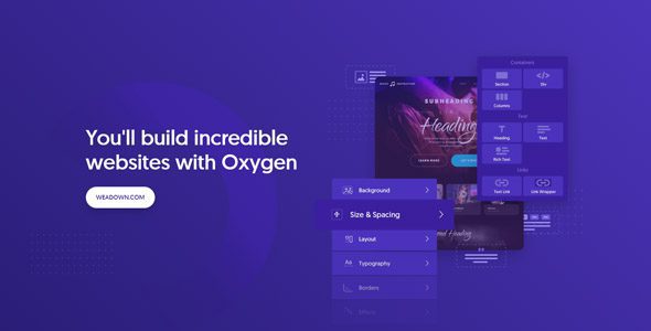 oxygen 4 6 0 nulled addons the ultimate visual site builder 1