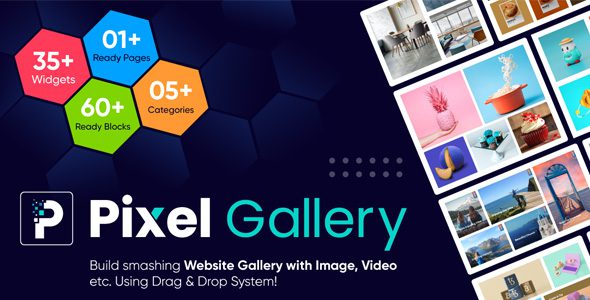 pixel gallery pro addons for elementor page builder