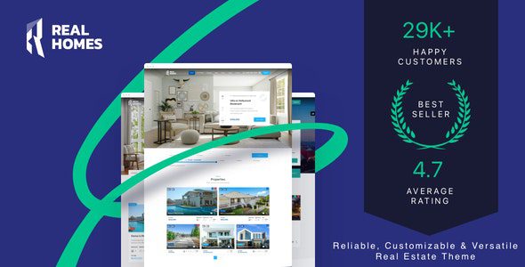 realhomes 4 0 1 nulled estate sale and rental wordpress theme 1