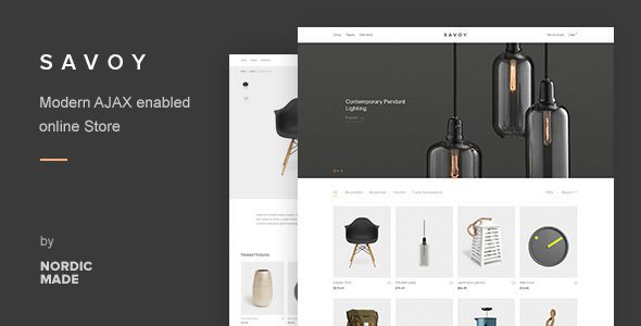 savoy 2 8 2 minimalist ajax woocommerce theme